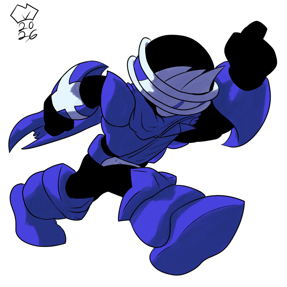 BucketMatteo's tweet photo. Side Scroller mode: sporting a bigger head and bigger boots, Scrungly turns into a blue blur to reach the finish line https://t.co/2pKAcW9RKC