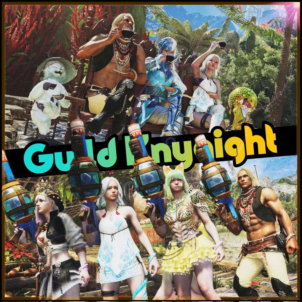 everythings_96's tweet photo. おはよう金曜日🐠🫧

昨晩はギルメンとWildsฅ⁠^⁠•⁠ﻌ⁠•⁠^⁠ฅ
連日の暑さで寝落ち寸前だったけど
集えばちゃっかり堪能するもんですね🤭🍺
装飾品も結構集めれたし大満足🎶

さて本日の業務討伐こなして
ゴロゴロ週末待機しなきゃです(⁠ ⁠ꈍ⁠ᴗ⁠ꈍ⁠)
皆様、素敵な一日を🌅

#ギルドニャイト https://t.co/7Pg8tVsgQW