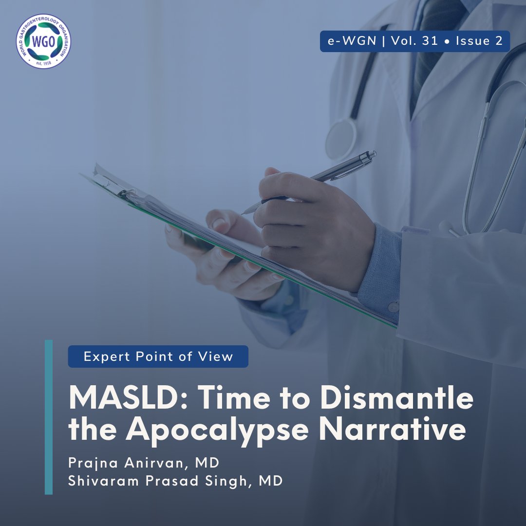 WorldGastroOrg's tweet photo. Metabolic dysfunction-associated steatotic liver disease (MASLD) has increasingly been described in dramatic terms, but does the evidence justify the rhetoric?

Read more in the latest issue of e-WGN:  https://t.co/563VFY9dki

#eWGN #MASLD

@PrajnaAnirvan @shivaramsingh https://t.co/jh0Xqaq0H7