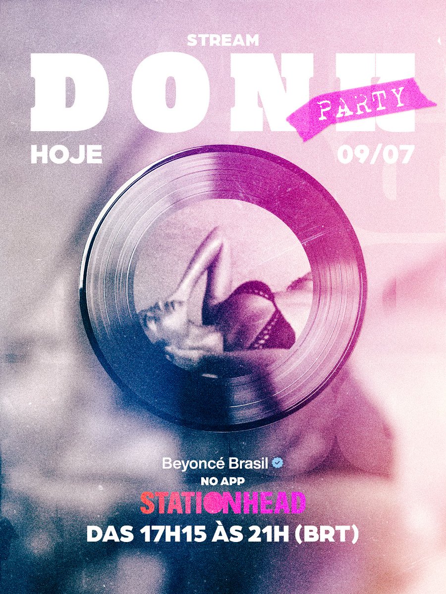 beyoncebrasil's tweet photo. 🚨 DONK PARTY ROLANDO!

BeyHive, temos um encontro marcado no @STATIONHEAD das 17h15 às 21h (BRT) para ouvir “MORNING DEW (DONK)” no repeat e continuar na contagem regressiva para o aniversário de 45 anos da Beyoncé!

🔗 https://t.co/avNSy8pFsw https://t.co/P95QJjtjW7