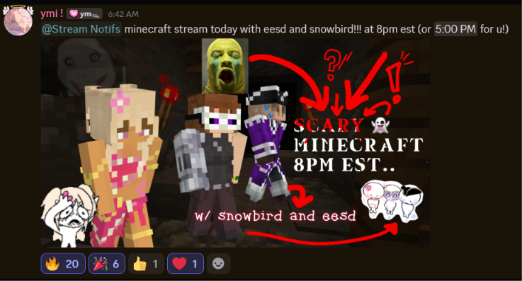ymiupdates's tweet photo. 🔔#YMIS is playing minecraft at 8pm EST with
Eesdesesesrdit and Snowbird334 (much to🪻's joy)

Make sure to hit that SUBSCRIBE button so we hit our goal!!

https://t.co/3Dq3O1svTH and make sure to follow eesd and snowbird too!! https://t.co/8uY1rscokO