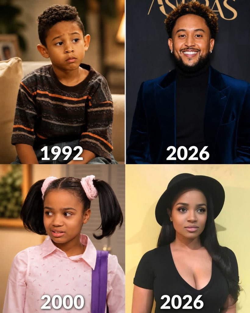 charlesmore25's tweet photo. Before and after of Kyla Pratt and Tahj Mowry, they have grown from beloved child stars into accomplished entertainers https://t.co/6Ml6jydLWv