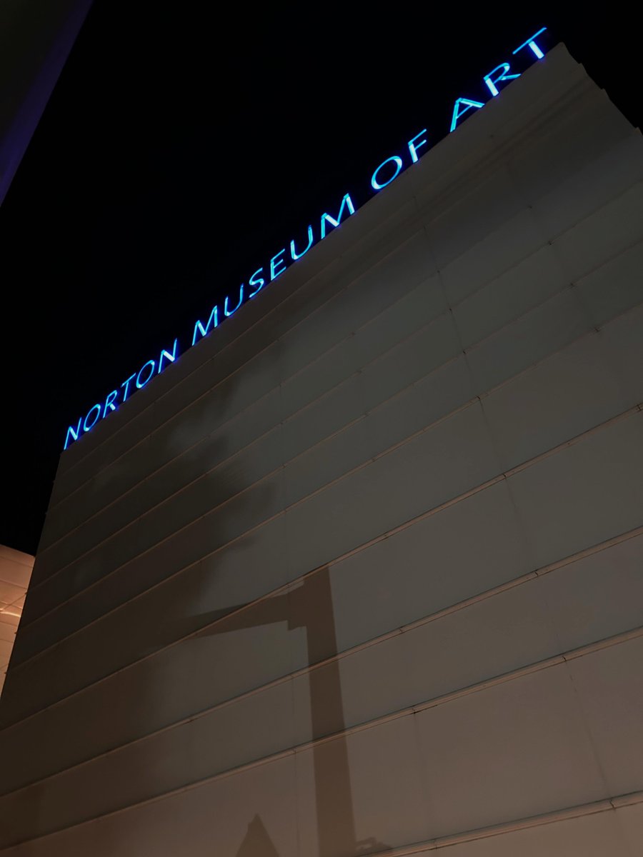 WPBAEDistrict's tweet photo. 🎨✨ There’s always something inspiring to discover at Art After Dark at the Norton Museum of Art! Join the fun every Friday from 5-10 p.m. for live performances, hands-on art workshops, gallery tours, and more.

Learn more: https://t.co/tXdsQjPzhW

📷: wanda.creates (via IG) https://t.co/aWEJQimkrv