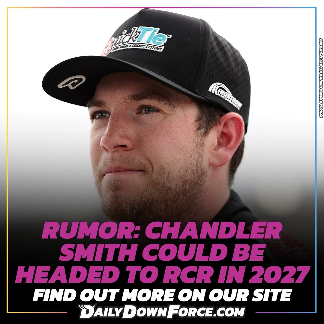 dailydownforce's tweet photo. A new NASCAR Silly Season rumor suggests Chandler Smith could be headed to Richard Childress Racing in 2027. Find out more on The Daily Downforce

https://t.co/qrhoPJu3Gs https://t.co/rstPfj9LzZ
