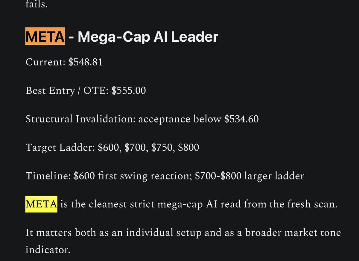 jhoward5353's tweet photo. $META sniped 555→630 in a week. Clean. Ad engine printing, AI bets loading. Analysts targeting $830+. Hold 610, next glitch 680-700. Tape is king. Not advice. 🔥 https://t.co/PIzbpHffKM