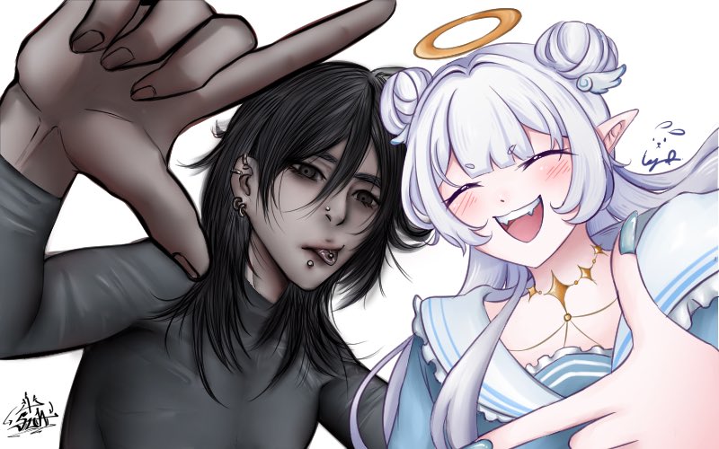 rey_Lay_r's tweet photo. 😉 OC &amp; my 🩵
@SunzsetV2 
#OC https://t.co/ww1FHViRhE
