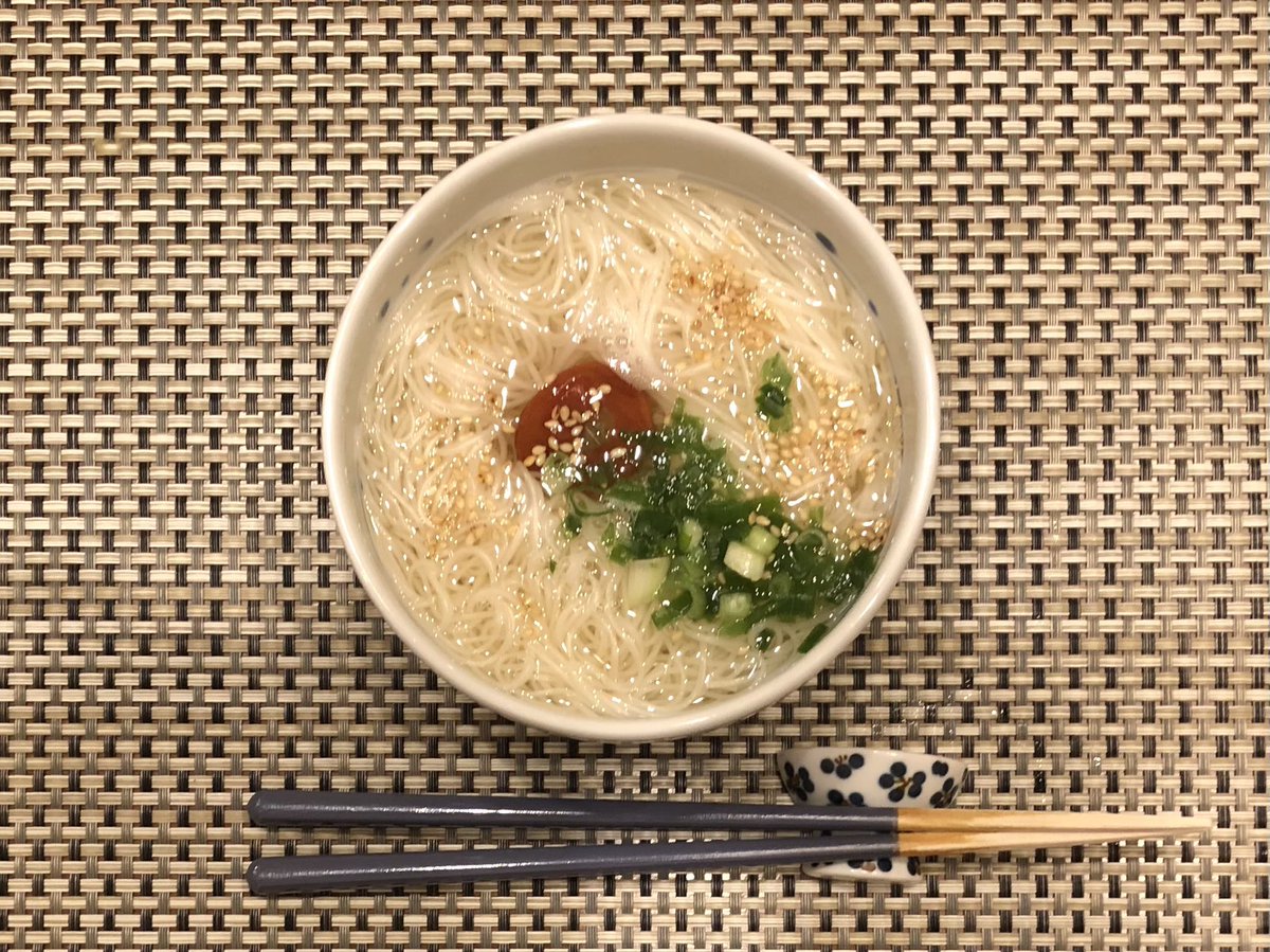 m562212's tweet photo. 今朝のパパごはん😋

梅にゅうめん
Ｎａｄｉａより
#おうちごはん https://t.co/deLgebYyaS