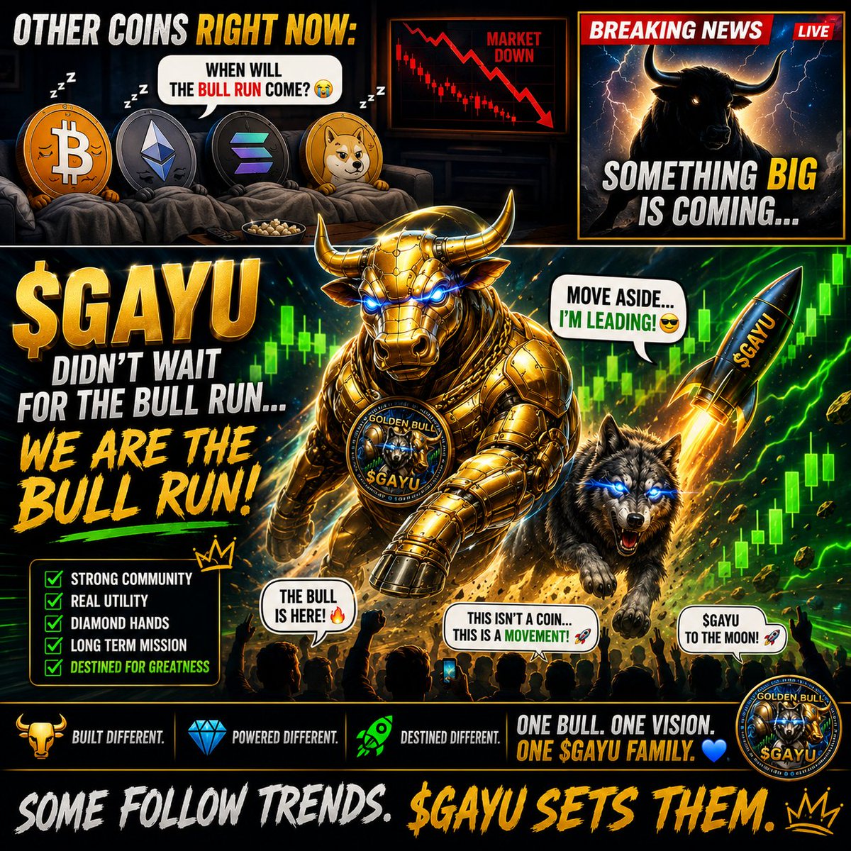 ukashatu2018's tweet photo. @gayugoldenbull The market was waiting for a Bull Run...
Then $GAYU showed up. 🐂🔥
Legends don't follow trends. They create them.
@gayuthebitcoinbull
#GAYUMemeContest #GAYU 🚀 https://t.co/TCt76kTg1e