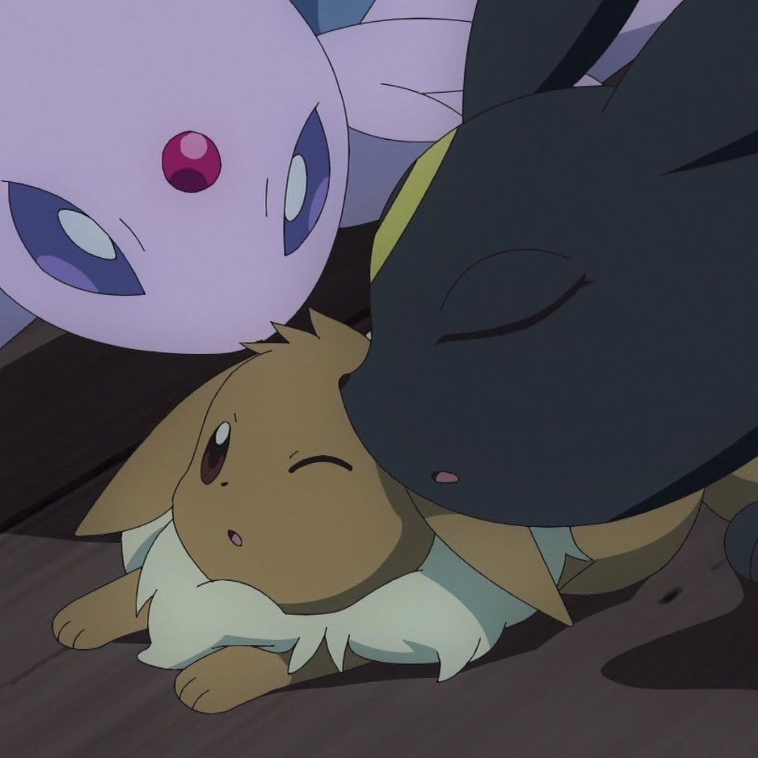 PKMN_twt's tweet photo. Eeveelutions happy family https://t.co/uSijhrWIUF