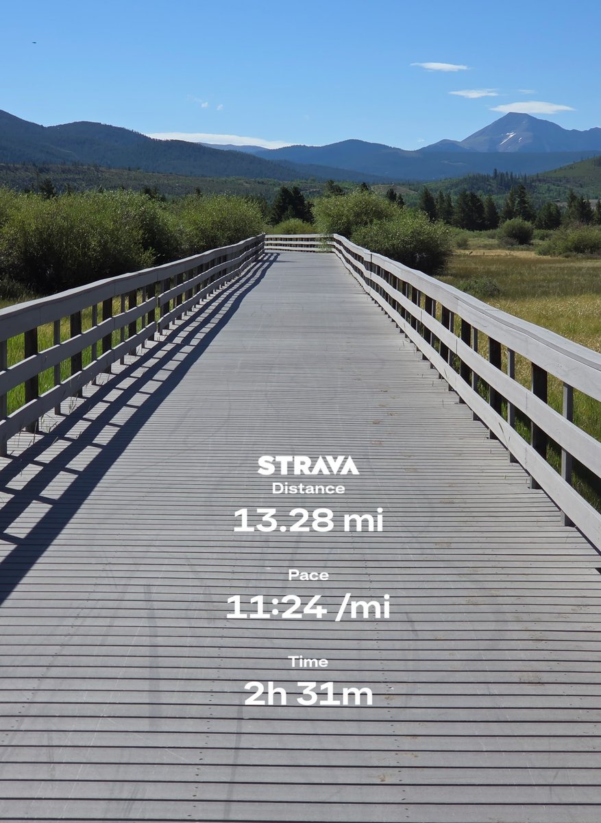 ViewFromTrails's tweet photo. Thursday Fun Run | Frisco to Keystone...๐ฒ๐๐ฃ๐๐ฒ
#MountainLife โฎ๏ธ
#PeaceOut โ๏ธ
#SummitCounty
#Frisco
#Colorado
๐ท Photo Date July 9, 2026 ๐ https://t.co/5DbZkzN6rQ