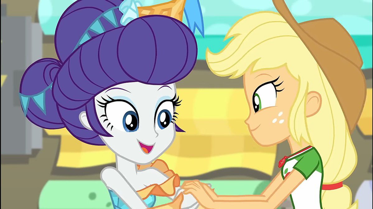 reficco34's tweet photo. no one:

absolutely no one:

rarity and applejack: https://t.co/PN1Ms0MNsb