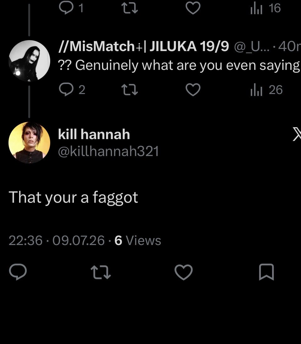 _UltraK1ll's tweet photo. Visual kei fan calling me a faggot💔 https://t.co/UFXvAw3atC