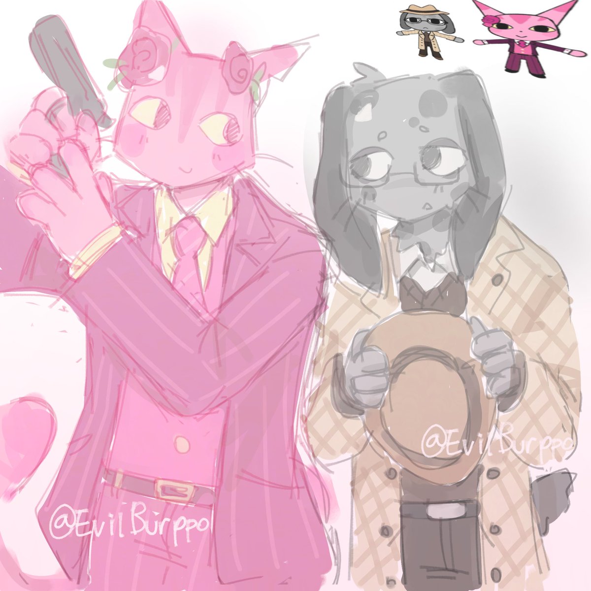Burpsatyou's tweet photo. Does this count as ship art #agentary #animalhospital #animalhospitalroblox https://t.co/fYHWjkhVmS