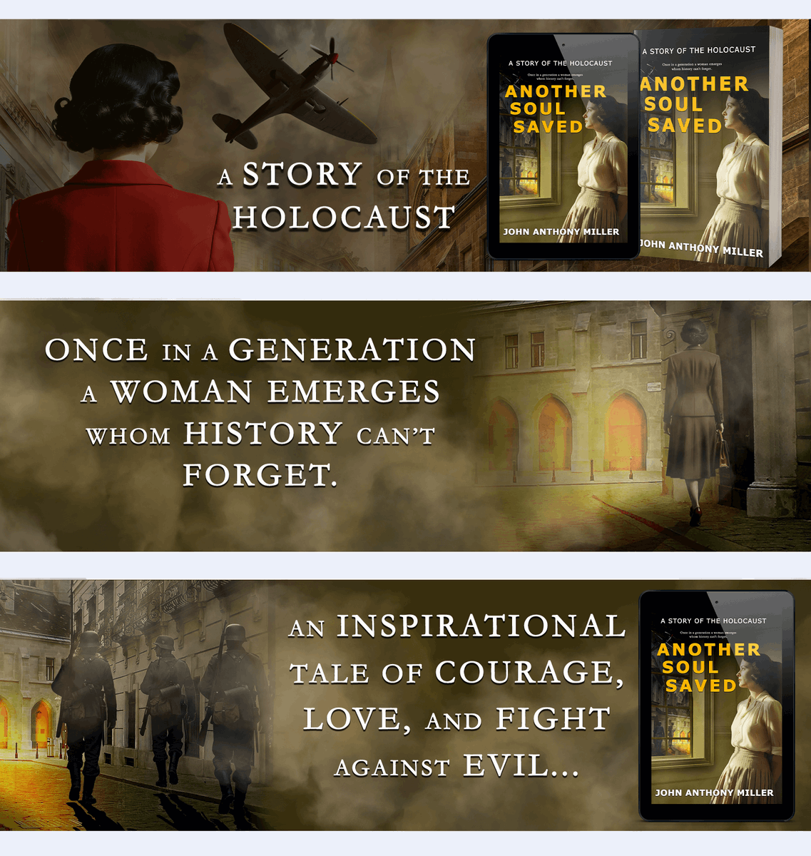 authorjamiller's tweet photo. Another Soul Saved
Vienna, 1941:
Once in a generation a woman emerges whom history can’t forget.
#Holocaust #WWII #histfic
https://t.co/AAAvgrUb5h https://t.co/H5w2ClGd2M