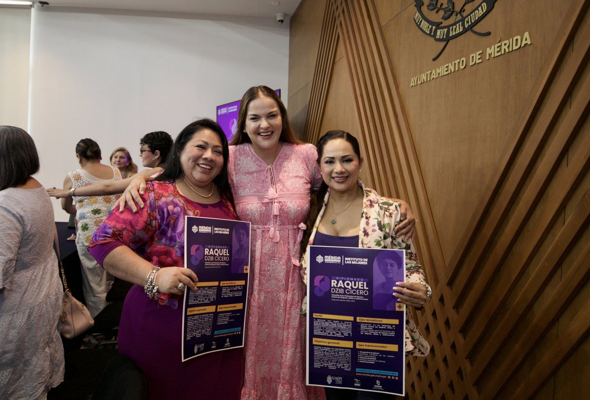 AyuntaMerida's tweet photo. Lanzamos la 2da del Diplomado "Raquel Dzib Cicero: Atención a las Violencias de Género contra las Mujeres, Niñas y Adolescentes", una iniciativa que fortalece la capacitación de quienes trabajan en la prevención, atención y actuación frente a las violencias de género. https://t.co/Iv03RAI4Yj