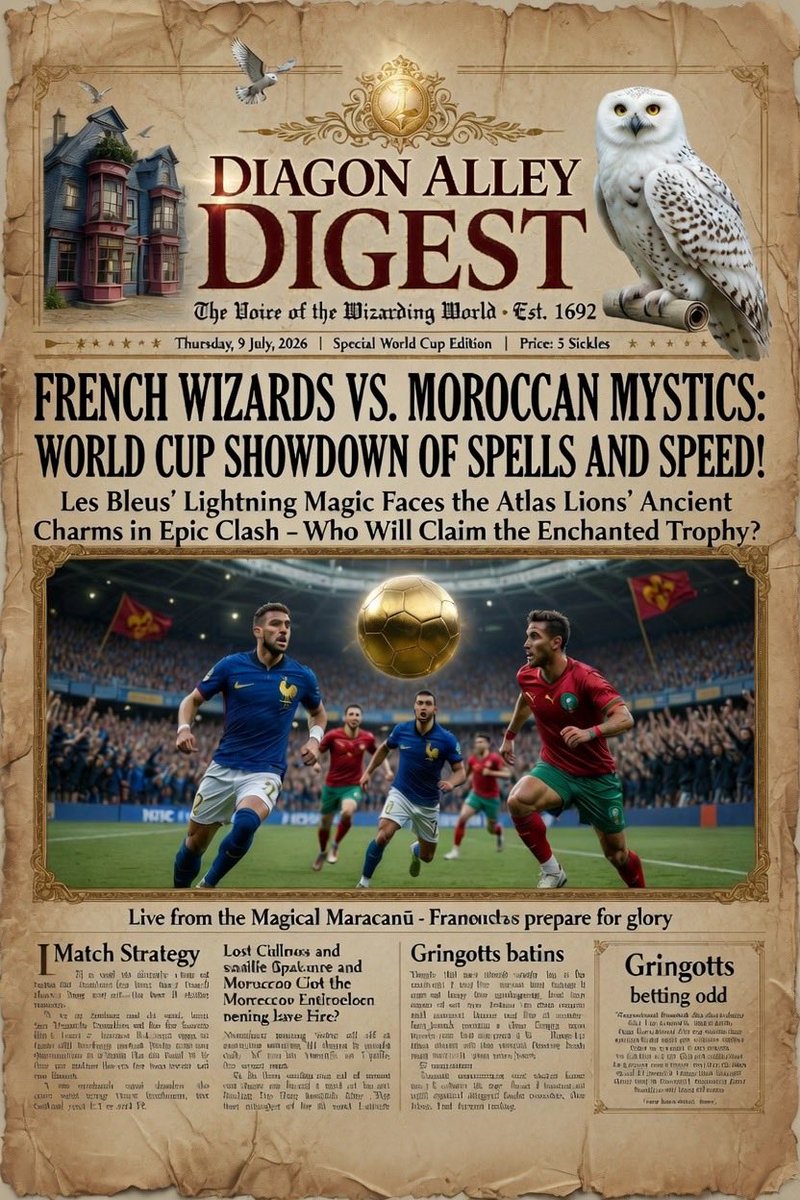 Diagon_Digest's tweet photo. Nearing the end of the first half of France vs. Morocco and it is still Nil Nil. Any chance we see another game head to penalty kicks ⚽️! World Cup is staying interesting. Will be interesting to see what happens to France no matter who wins 🇫🇷 https://t.co/UtI2pmNmai