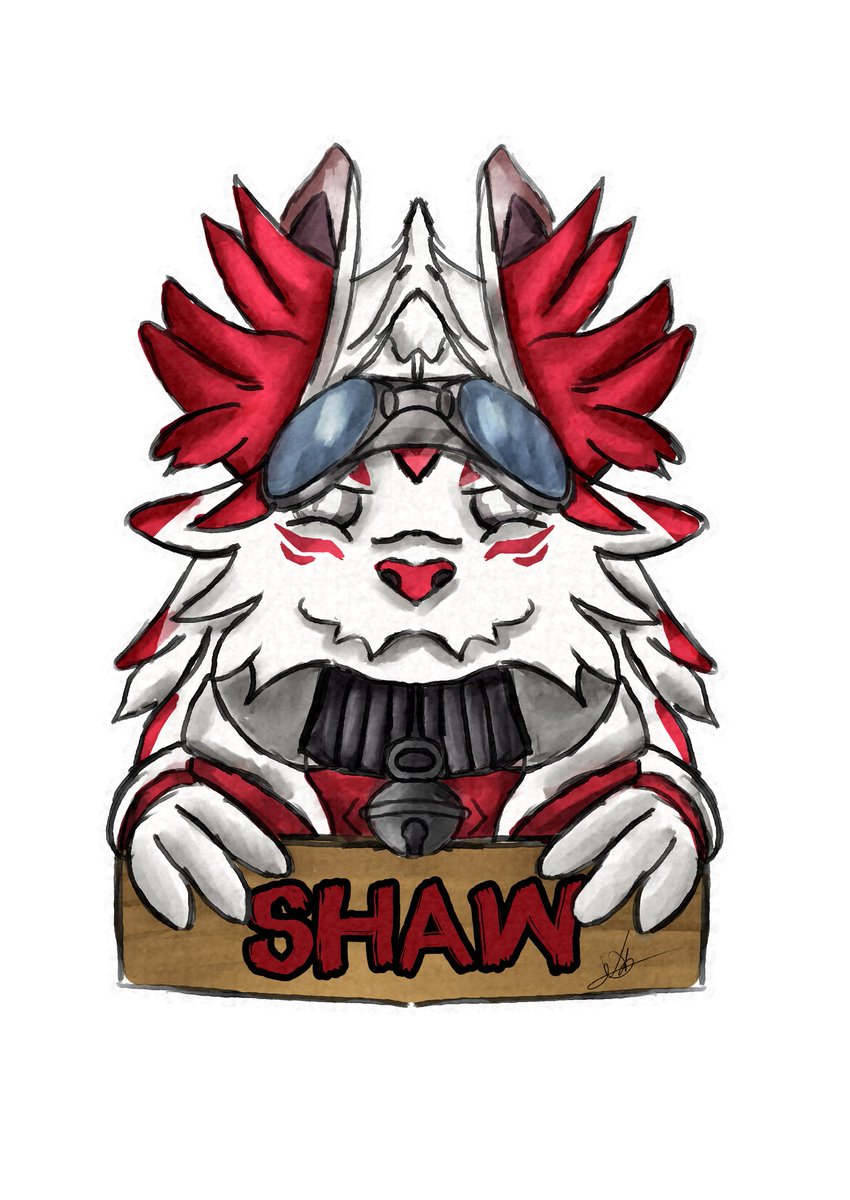 Yorokoo_'s tweet photo. New badge for today 
Commision for Shaw ♥️

Today, one slot is open for drawing your badge for $30 DM me ^^ https://t.co/EpF9xUwIqr