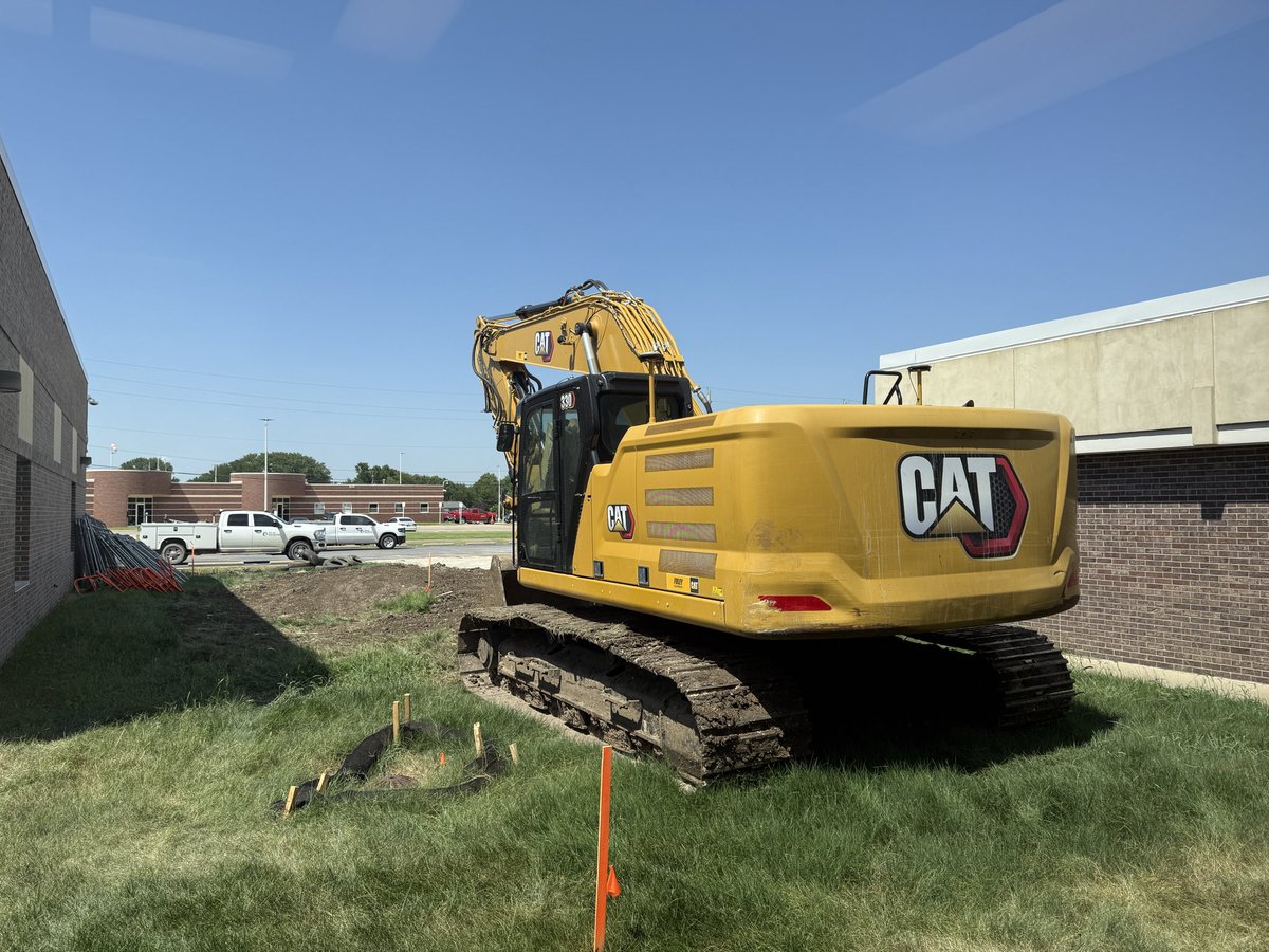 PrinGabbert's tweet photo. AHS construction is in full swing. Lots of new changes to be seen in a month https://t.co/SixbmGIc10
