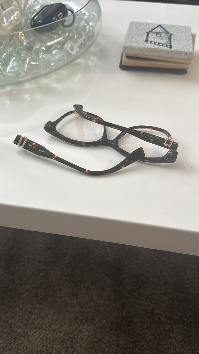 glossybonce's tweet photo. 2 months old, note to self don’t sit on glasses.  Again! #shouldvegonetospecsavers 
#specsavers https://t.co/Zhrbe0v2Kd
