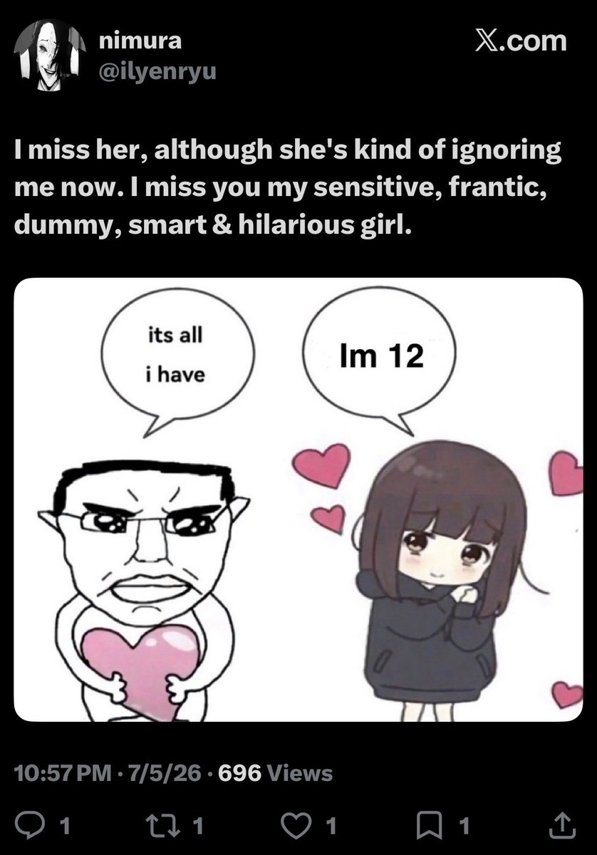 bwjcd7's tweet photo. @ilyenryu @skyehasanidea No wonder why you hate women so much, they’re too old for you https://t.co/r0pNUpIGjU