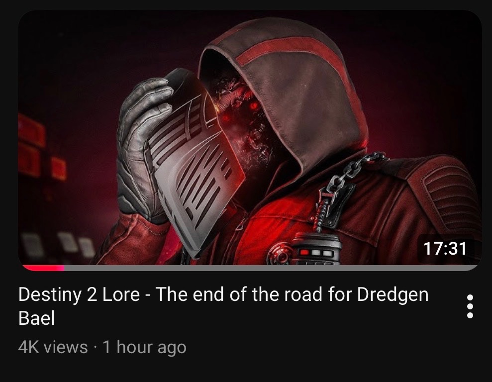 dontrezme's tweet photo. Was watching Byf’s latest (amazing as per usual). 

And I have a really dumb fan theory. What if… Bael IS Xur? 

Lost through space &amp; time, fated to sell us coveted weapons for eternity. A cosmic irony, for his father’s work, n his own failed plans. 

He’s the true False Weapon. https://t.co/HdAT0A0Ukc