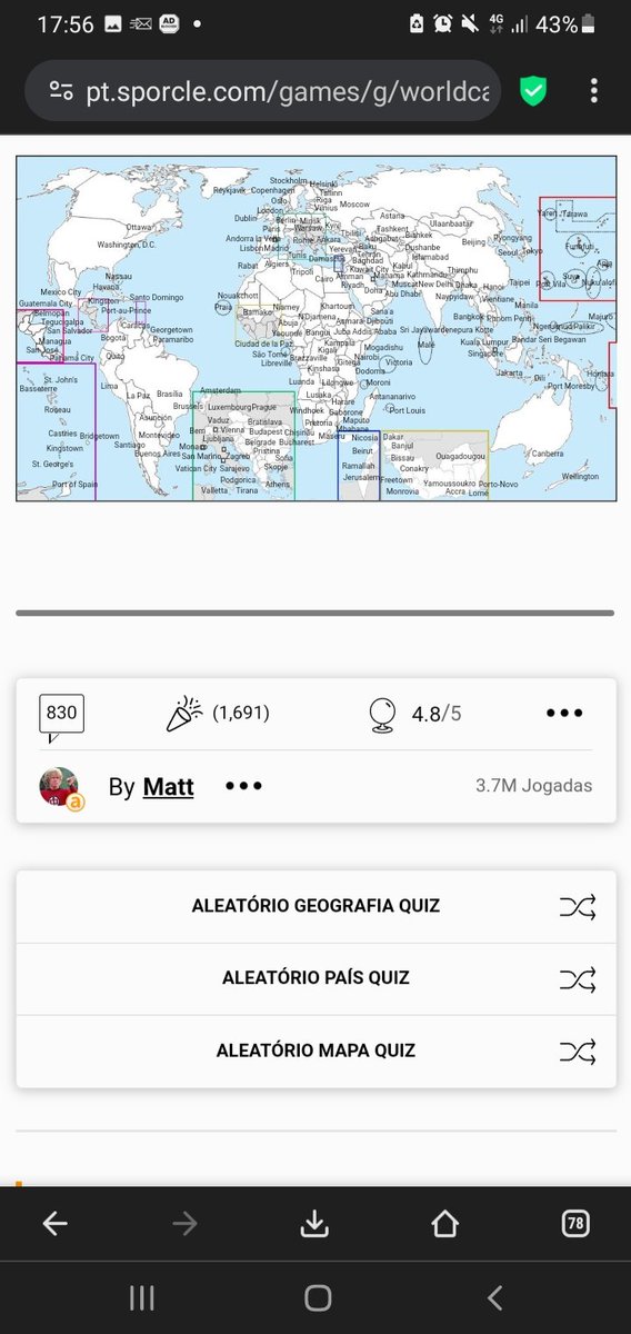 Nivimgss's tweet photo. I've got 197 of 197. Eu escrevi o nome de todas as Capitais de Países do mundo. #DigitaçãoComApenas1Dedo #MobileTyping https://t.co/U2kHsJmSwO