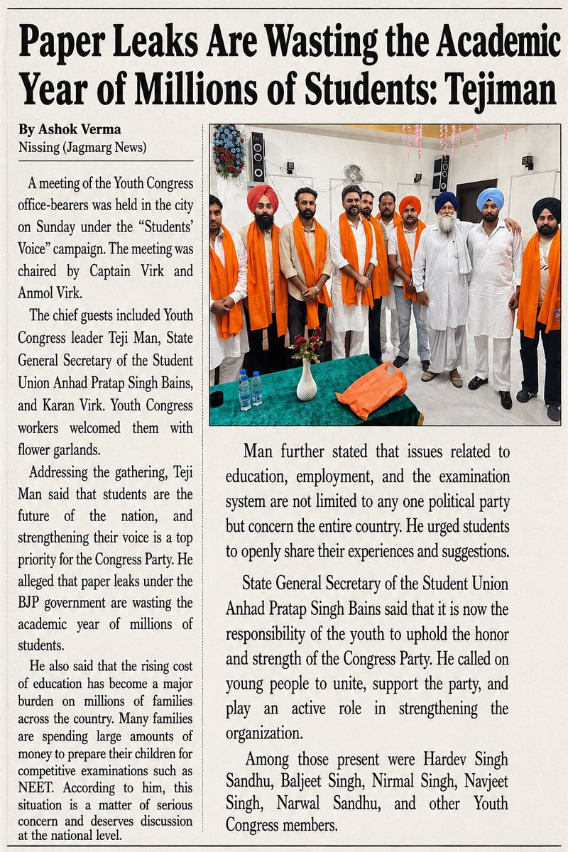 APSingh_NSUI's tweet photo. #HaryanaCongress #nsui #rahulgandhi https://t.co/GqWmfptQsr
