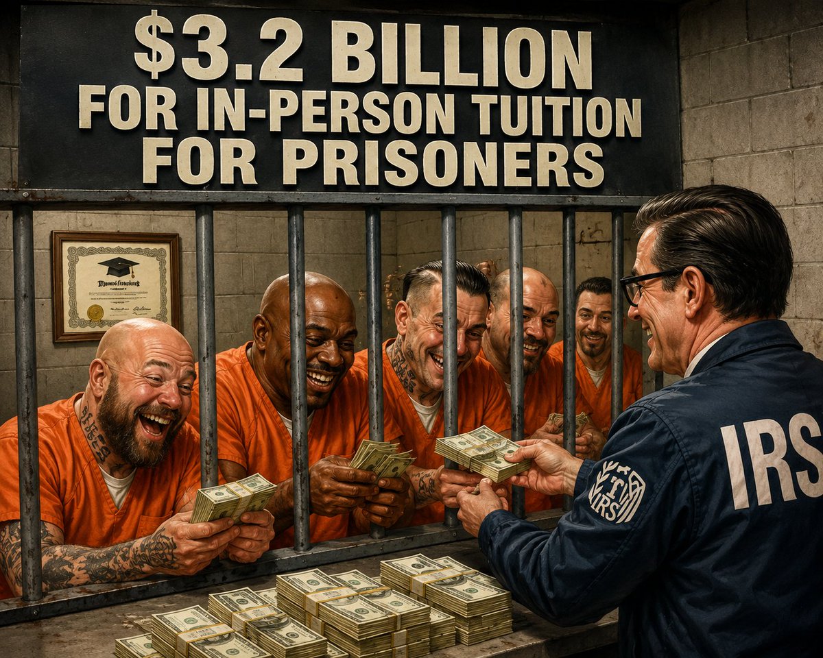 open_the_books's tweet photo. #WasteOfTheDay: College from behind bars? In 2011, 250 prisoners received a tax credit for undergraduate tuition. They were among 1.7 million people who got the credit without proving they were students, costing taxpayers $3.2 billion. https://t.co/N6j1YZu6Mg