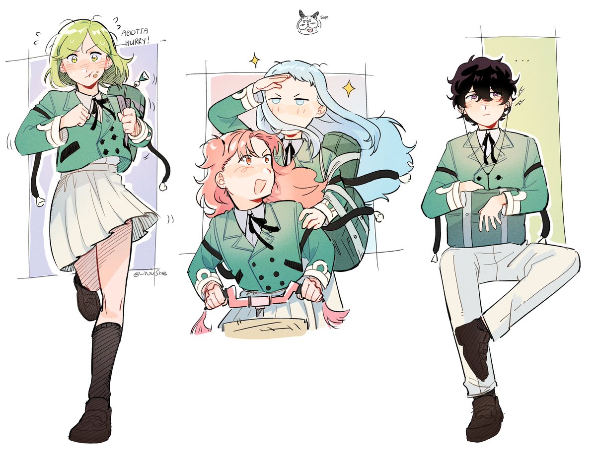 _YouShie's tweet photo. FINALLY damn my back hurts and my nape 💔💔 anyways enjoy this art ig.... 

#witchhatatelier https://t.co/Fx6ZuDJoP4