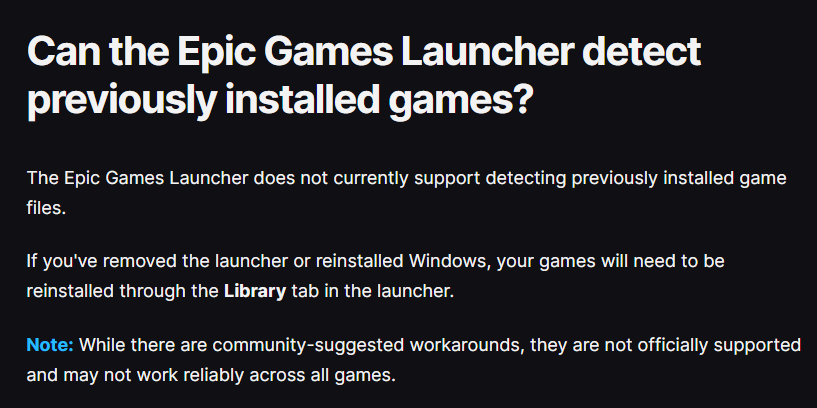 kris9kun's tweet photo. another part to NOT use epic games launcher. huff, this all started from a failed updated game, tried a solution to reinstall the launcher, now just found this. yep, im done. #epicgameSucks https://t.co/hC2MPgMWU6