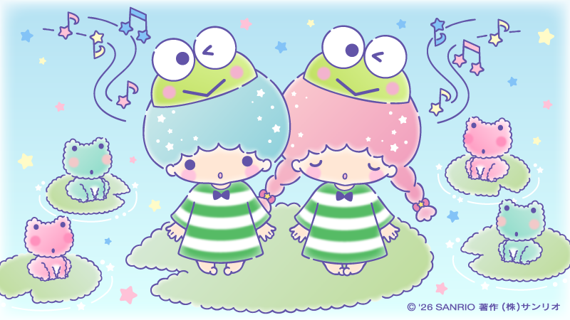 kikilala_sanrio's tweet photo. ハッピーバースデーけろっぴくん♪ わたしたちからのお歌のプレゼント、届きますように☆ https://t.co/Lf0gaLOg0c