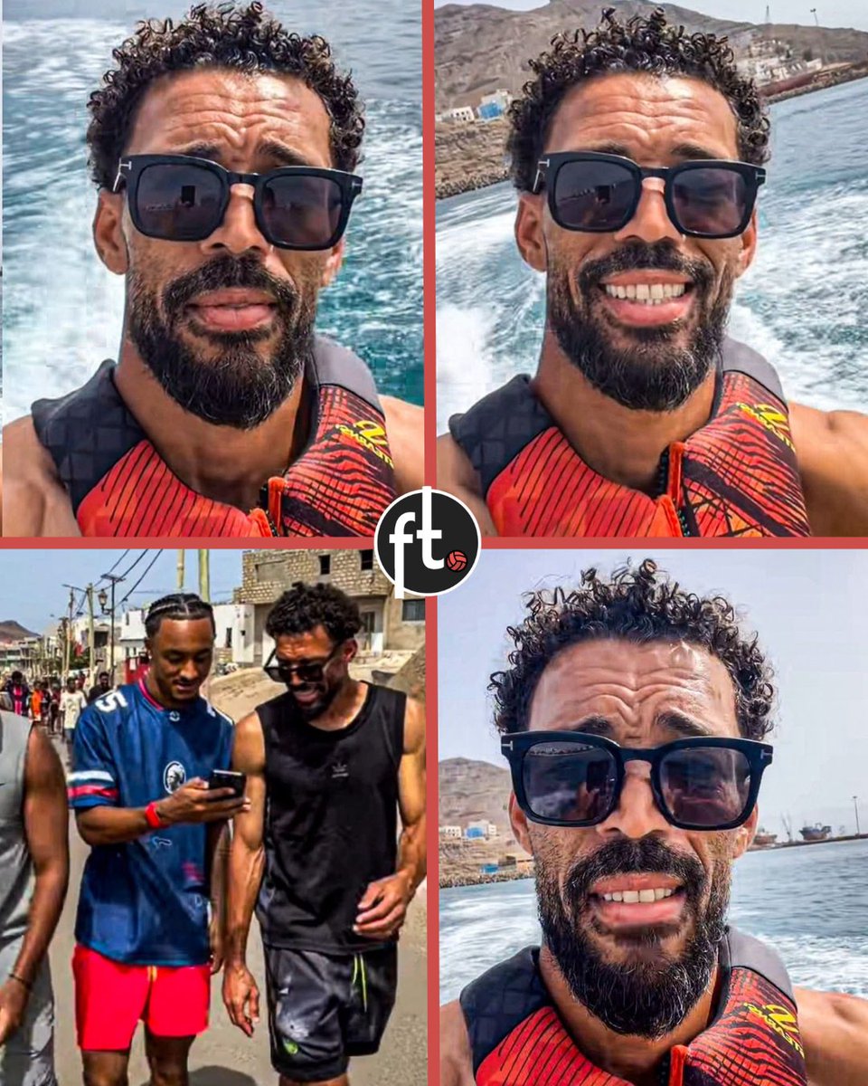 Footballtweet's tweet photo. 🇨🇻 After making history with Cape Verde at the World Cup, Vozinha returned home to enjoy a well-earned break.

At 40-years old, he became one of the tournament's biggest stories.

But while the football world talks about his future - and a potential move to Inter Miami - Vozinha is spending his time on a jet ski, surrounded by his people and the place he calls home.

👏 Enjoy it, Vozinha.