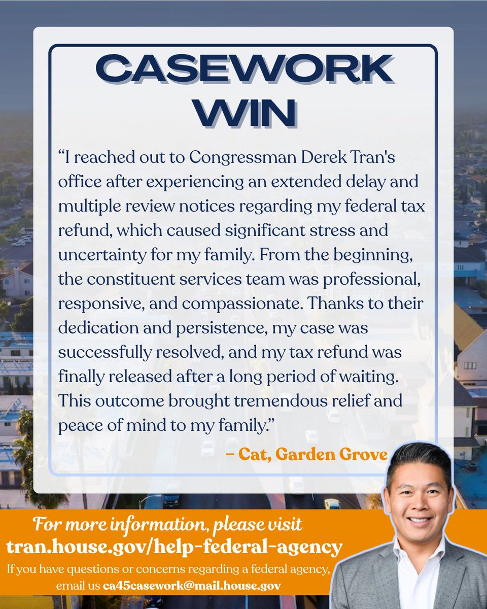 Rep. Derek Tran tweet media