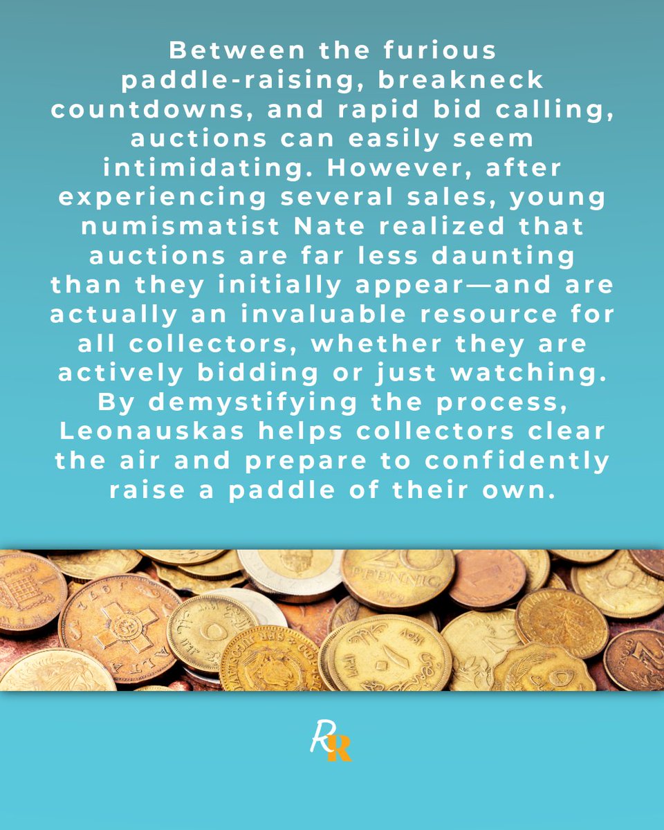 ANACoins's tweet photo. How do you stay smart during a fast-paced auction? 👀
Explore these helpful tips from YN Nate Leonauskas on the Reading Room, the ANA’s premier online magazine.
🔗 https://t.co/nnXGXW6vVS
#CoinCollecting #Numismatics #YoungNumismatists #AuctionTips https://t.co/pilh7THgn7