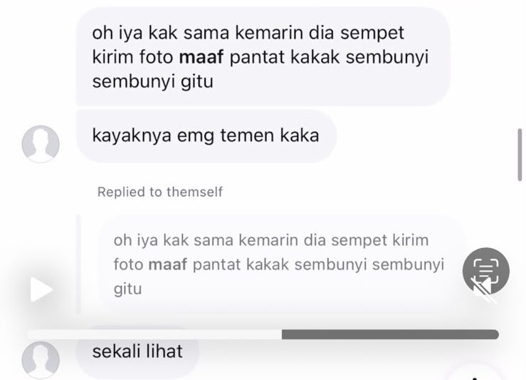 tempatsampahub's tweet photo. Setelah diselidiki lebih lanjut, akun ‘kingcum’ jg memiliki foto-foto paparazi saya saat berada di lingkungan kampus, setelah itu akun anonim tsb tidak bisa dihubungi kembali. https://t.co/USDYBRRzKX