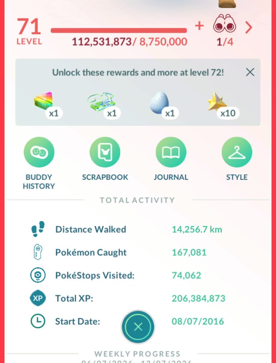 Prime_apeTV's tweet photo. A day late but 10 years! #pokemongo https://t.co/3TSOgIzOlY