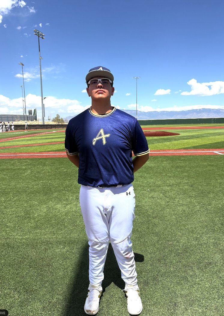 FiveToolNM's tweet photo. F: @AbqBaseballAcad 2029 Mang 13, USA Prime Duke City White 0
PoG: Victor Barajas III 3-3, 3 RBI
Pitcher: @bsbl_cash 7 IP, 5K https://t.co/sRkmgpCZGO
