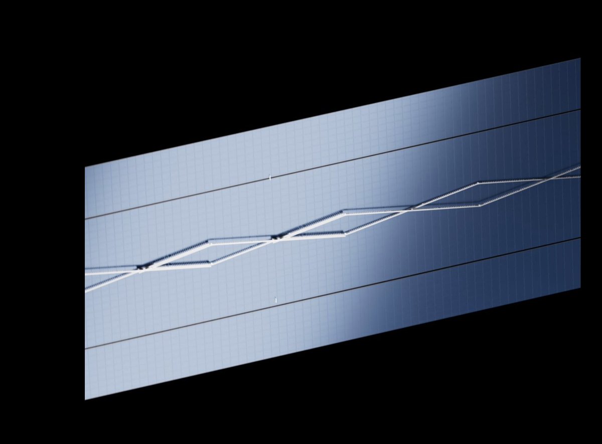 New rendering of SpaceX AI1 orbital compute satellite