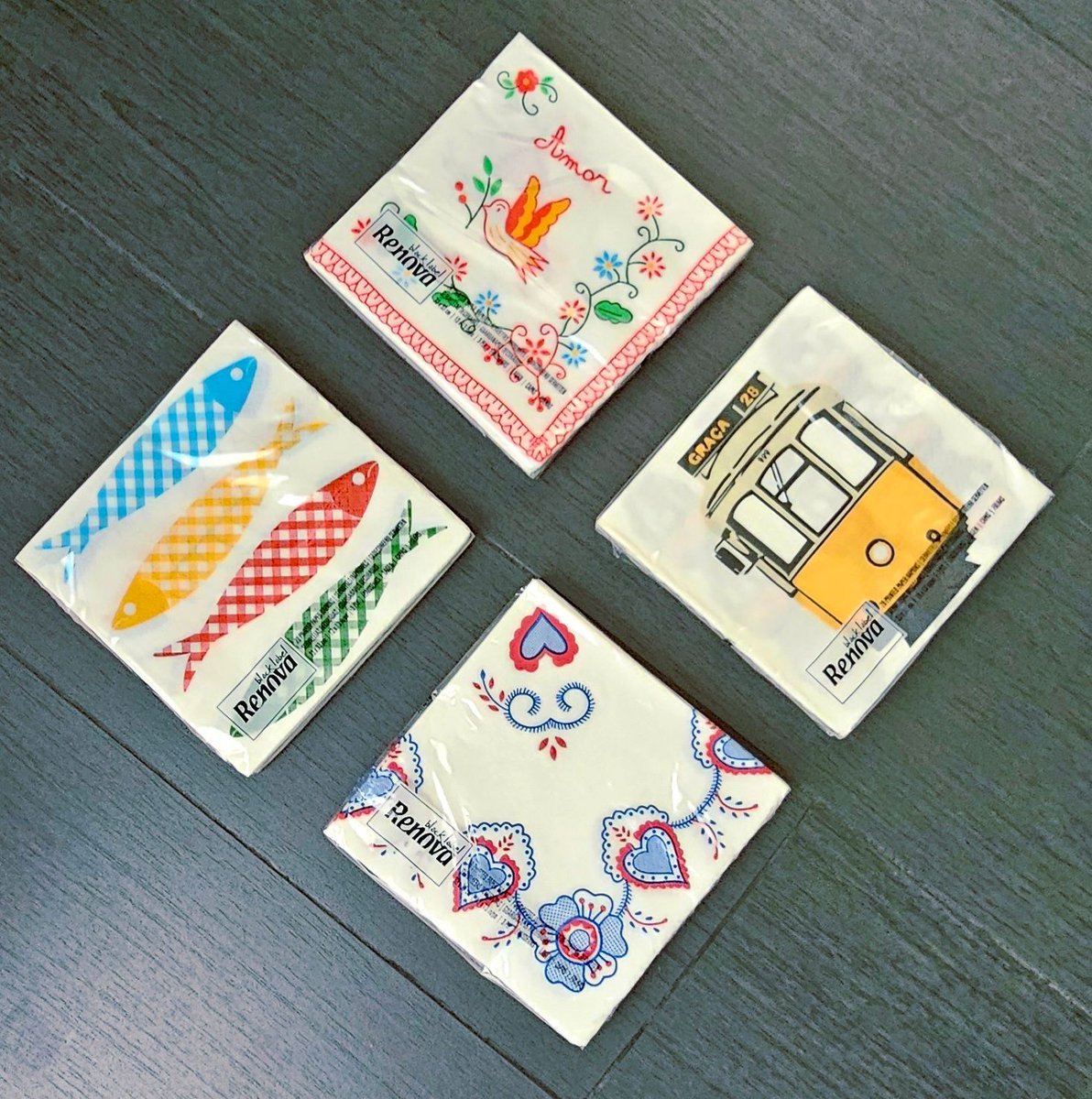 AlfamaShop's tweet photo. Sardines, trams, hearts & embroidery — all on one Renova napkin! 🇵🇹🐟🚋
Tiny details, big Lisbon stories. Come to Alfama Shop and take a piece of Portugal home.
📍 Alfama, Lisbon
#Lisbon #Alfama #VisitPortugal #Renova #TravelTuesday #Souvenirs https://t.co/RQ5Su44f2G