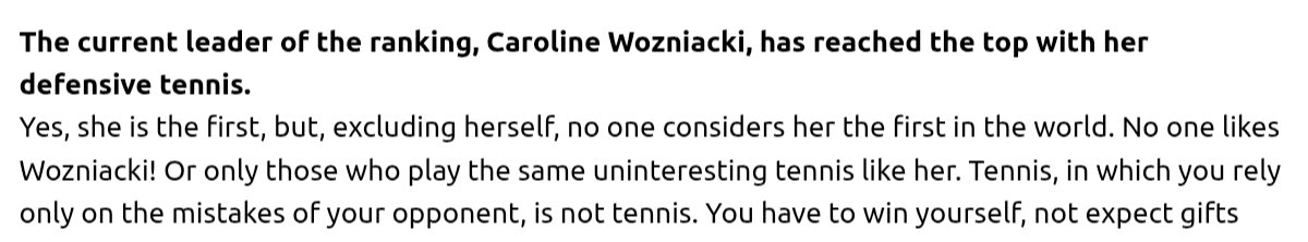 AnnaK_4ever's tweet photo. Being so dismissive of World No. 1 when you are 14 years old and then backing it up on court as a pro is — and I know the word is heavily overused — iconic behavior 😂 https://t.co/4KCuuM61ge