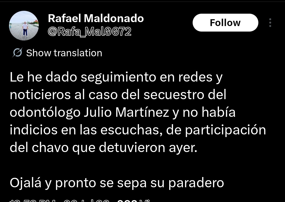 macu_ubaldo's tweet photo. ¿Por qué el guatemalteco defiende a los delincuentes de tez blanca?

Es asqueante como se trata de poner en duda las actuaciones en contra de delincuentes, solo porque estos son blancos. 
El guatemalteco ve a un blanquito y lo hace un Dios. 
Lamentable lo de Rafael Maldonado. https://t.co/jD0HH7lgf5