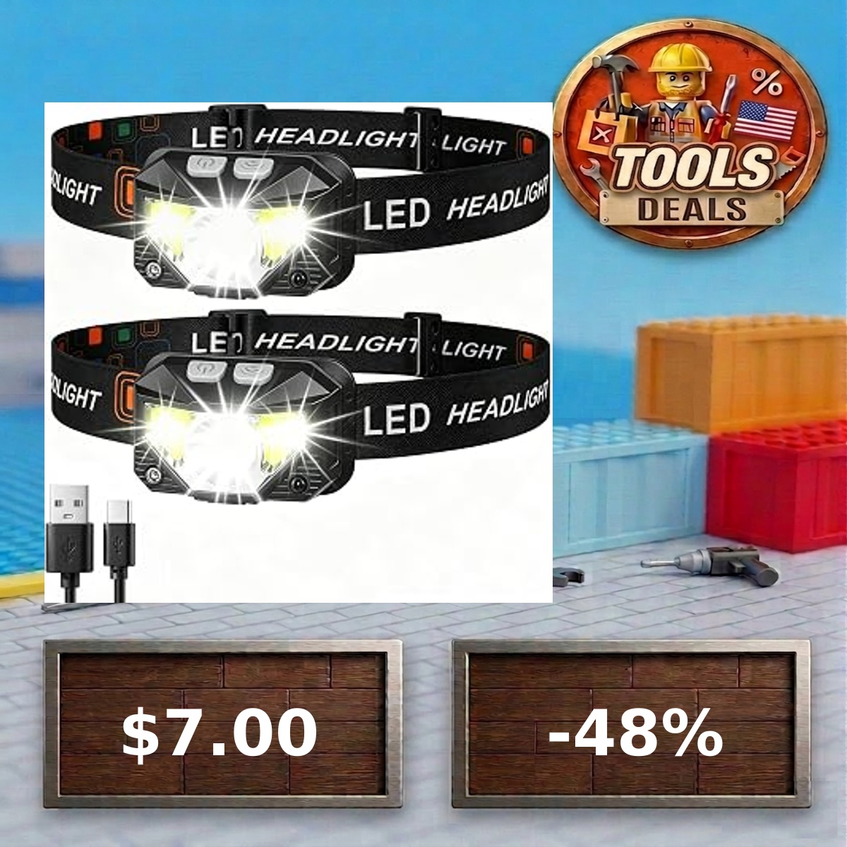ToolsDealsUS's tweet photo. 🛠️ Headlamp Flashlight, Lumen Ultra-Light Bright LED...

💰 Price: 7.00$ (Base: 13.50$)
📉 Real Discount: -48.1% | Factory Low! 🛠️
🎯 Sniper: 111/100

🛒 Grab the deal: https://t.co/nBaSqkOFmw
 #tools #diy #amazondeals #Shorts #Ad https://t.co/UNxkMpZ7yz