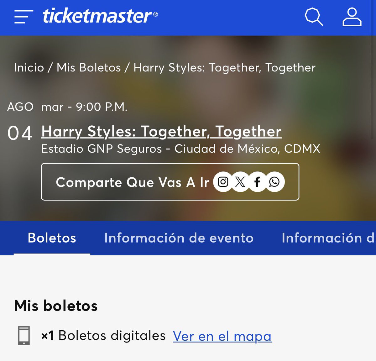 BaeAlon's tweet photo. Holaaaa, estoy vendiendo un boleto en General C para Harry el 4 de Agosto en el estadio GNP pq ya me dieron mis horarios de la uni y no sé me acomoda a ir:( 
$1450, menos de lo q me costó yyy si son de Queretaro puede ser en persona, sino en videollamada la transferencia 🫶🏻 https://t.co/3k9N1aWkh1