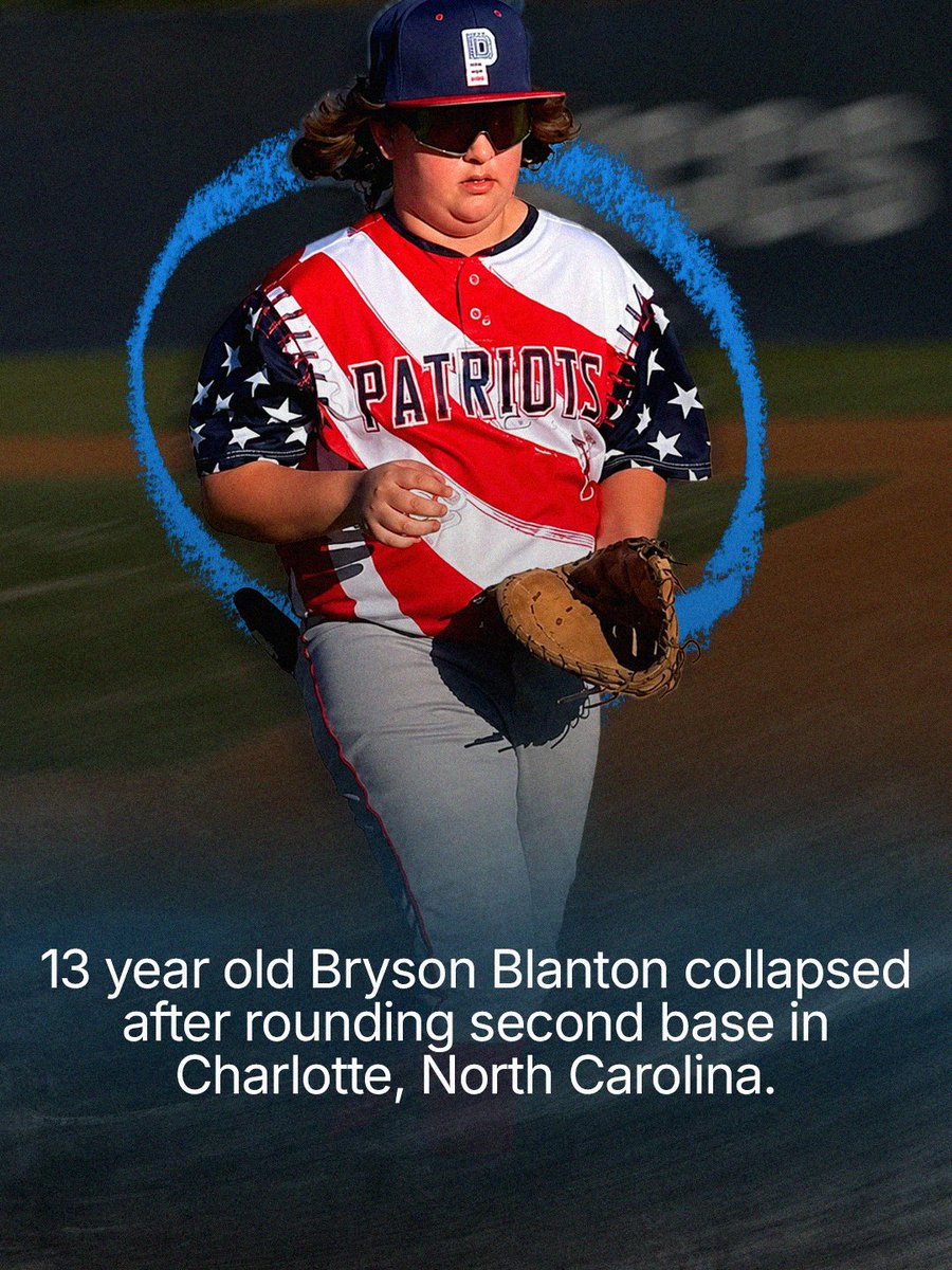 HuddleForHearts's tweet photo. After collapsing during a baseball game, CPR and an AED saved this boy’s life. He was lucky.

There was not an AED available at his baseball field, but paramedics arrived quickly and were able to administer the shock from an AED to restore his heart rhythm. https://t.co/YPZYCR2tDk
