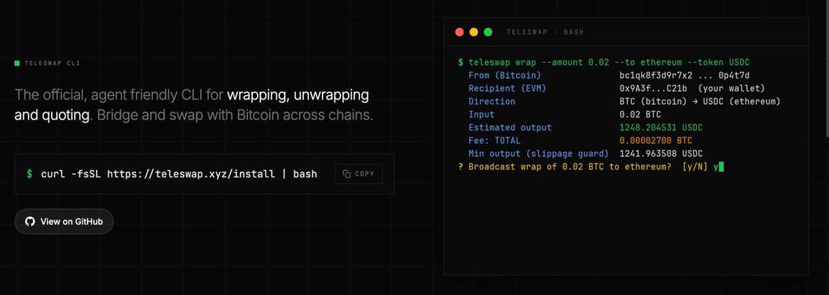 TeleSwap tweet media