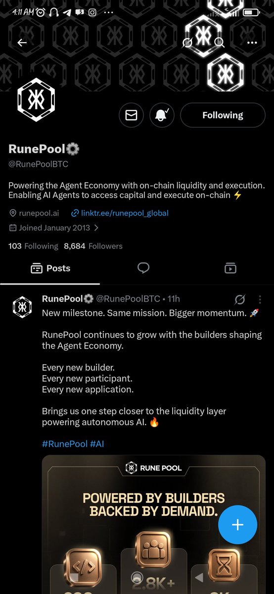 gadangholick's tweet photo. @GiveAwayHost @RunePoolBTC @DataVLTAI done 🦄🪽🌳 https://t.co/YpbJwehInb