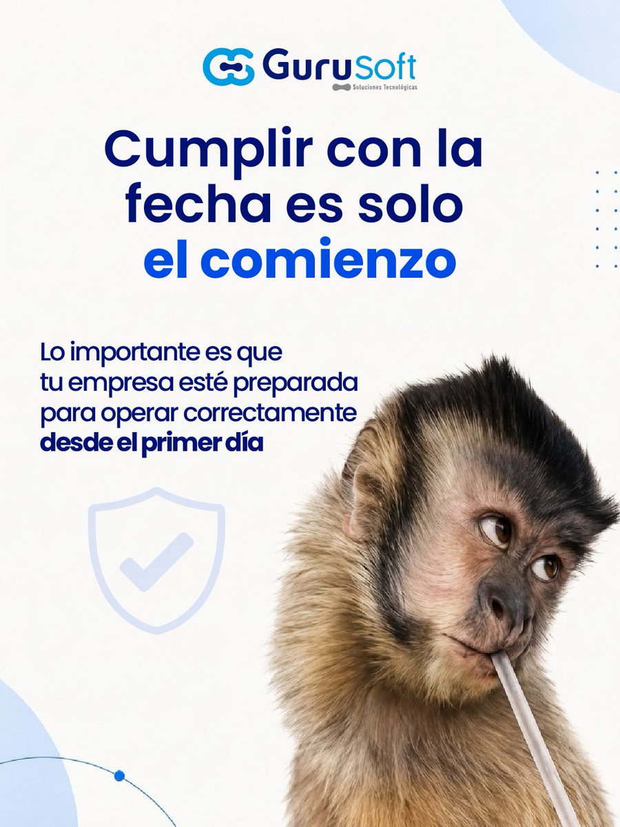 GuruSoftLatam's tweet photo. La fecha de obligatoriedad llega para todos.

La diferencia está en quién llega preparado. ⚡

👉 Revísalo y descubre qué necesita realmente una empresa para hacerlo bien. 💙 https://t.co/envq2nGRce
