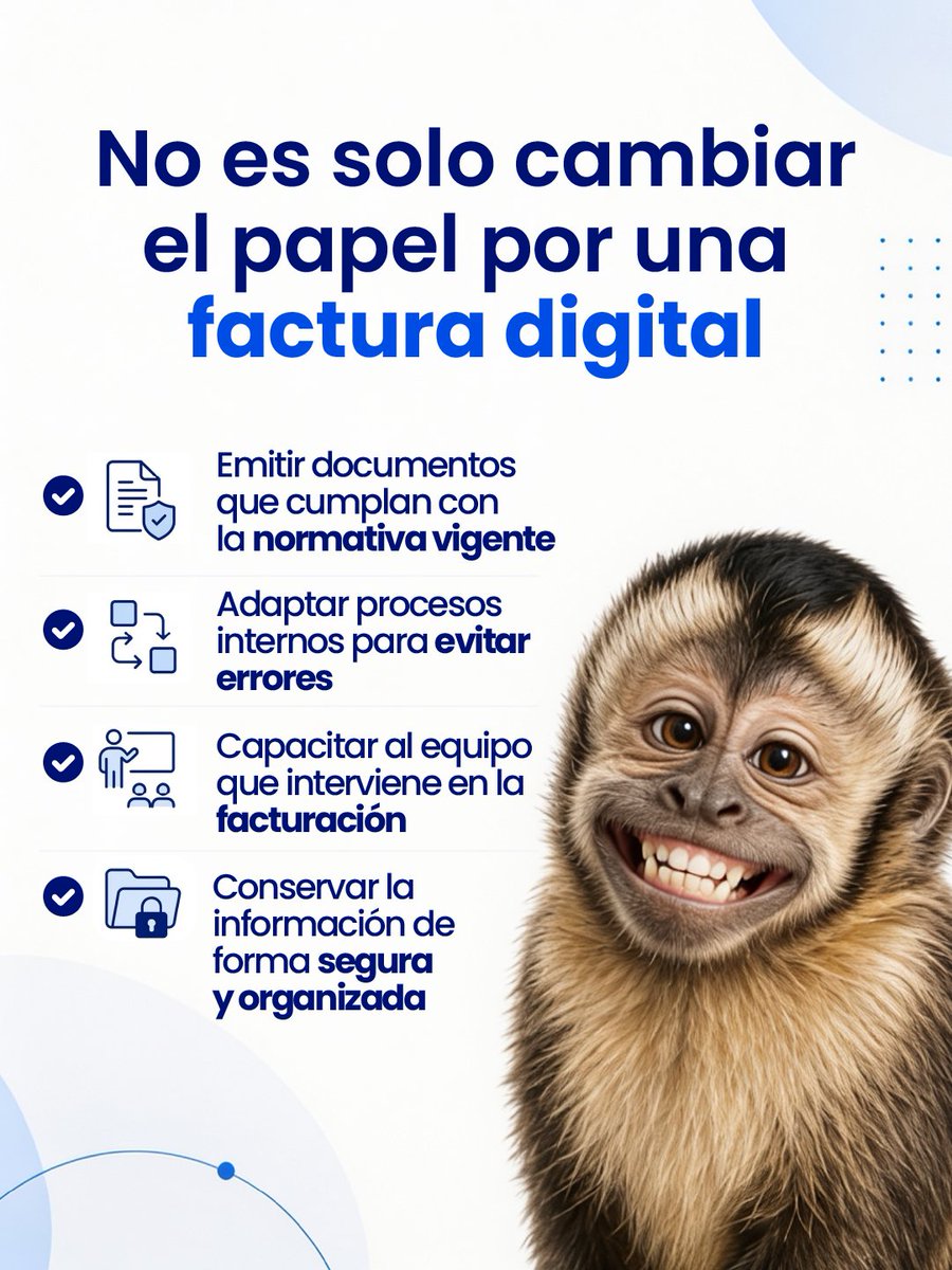GuruSoftLatam's tweet photo. La fecha de obligatoriedad llega para todos.

La diferencia está en quién llega preparado. ⚡

👉 Revísalo y descubre qué necesita realmente una empresa para hacerlo bien. 💙 https://t.co/envq2nGRce