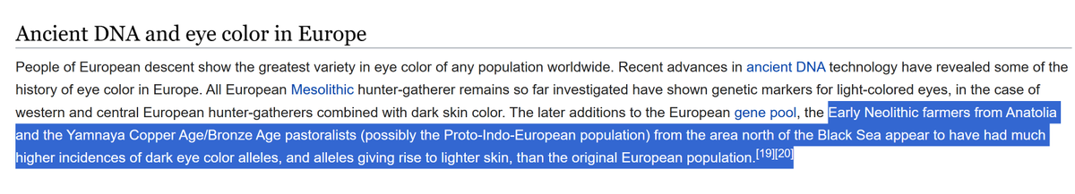ArdenCrusader's tweet photo. @goodbroto @FortniteGod935 @a1346778 Bias fantasies from a Indian retard incapable of being objective. It is the other way around, Western and Central Euro Hunter Gatherers had more genes for darker skin &amp; most Yamna did not even resemble common Indians. Meanwhile Steppe people who went to India resembled Europeans. https://t.co/ulSUP0Wdd8