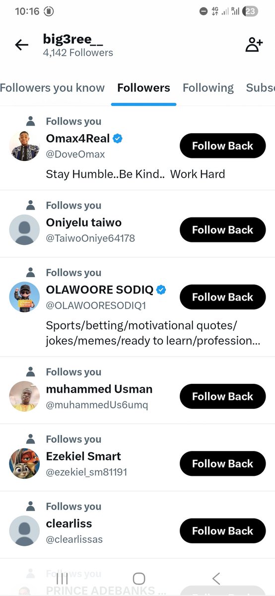 big3ree_'s tweet photo. Why is @X not allowing me to follow my new mutuals back? https://t.co/AtQRDLFIXv
